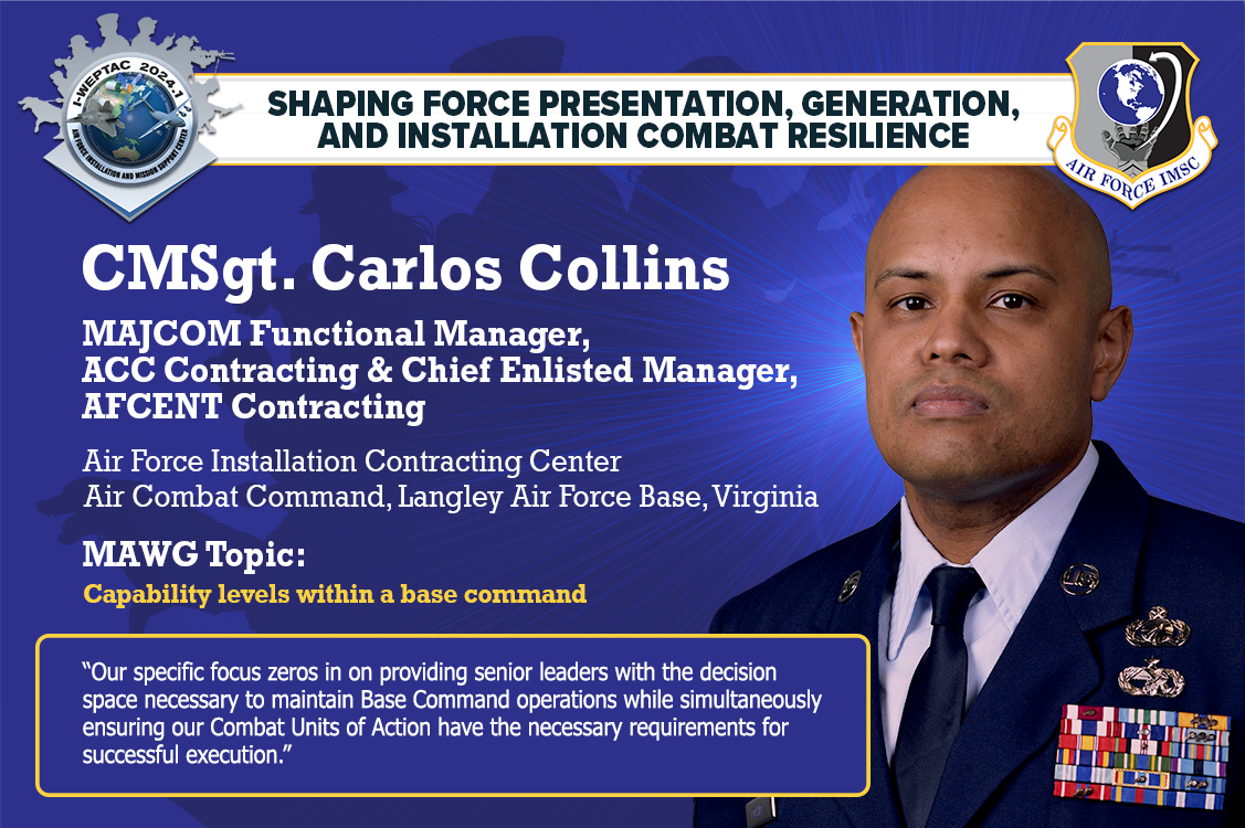 CMSgt. Carlos Collins, MAWG 2 Co-Chair
